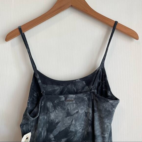 🆕 Billabong Easy On Me tie dye fitted dress sz M/10 blue NWT - Picture 7 of 9